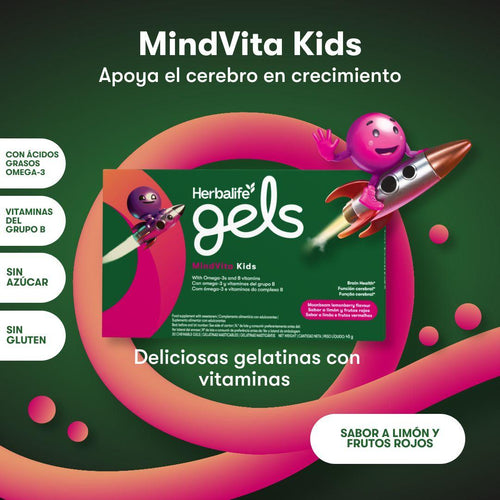 Nuevo! Herbalife Gel MindVita Kids (para niños)